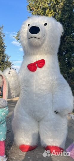 Ростовая кукла белый медведь/зайка