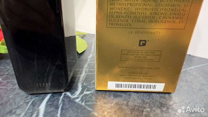 Paco rabanne 1 million 100ml открытые