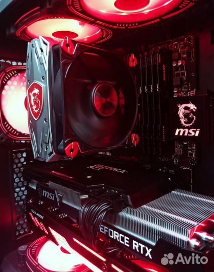 Боевой MSI дракон R7-5700x/32Gb-DDR4/SSDm2/RTX3070