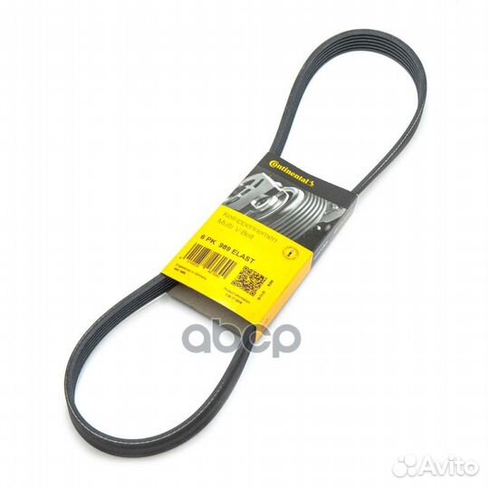 Ремень ручейковый 6PK989elast ContiTech
