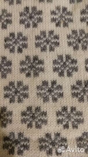 Шапка-шарф ручной работы 100 шерсть, Латвия