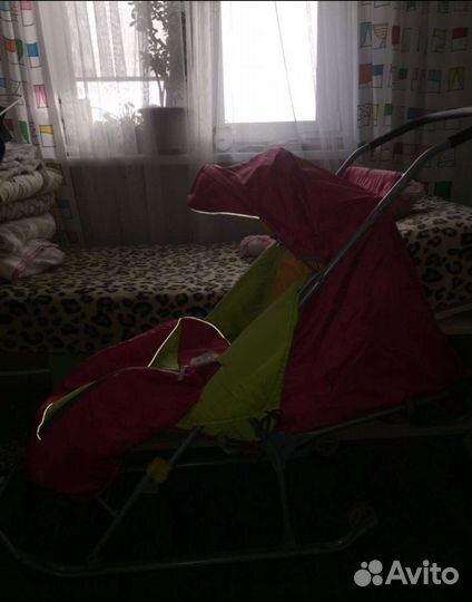 Санки коляска Nika тимка премиум