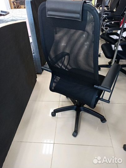 Кресло компьютерное Лайт SU-BP-8 PL (черная сетка)