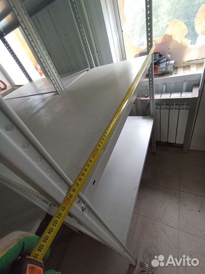 Железная полка висота 2 м ширина 1м. 4штуки