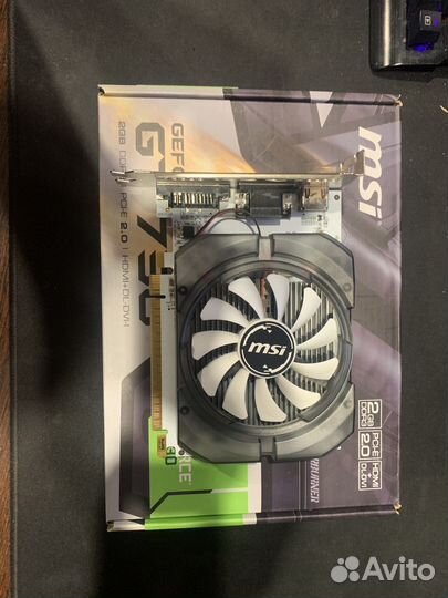 Видеокарта gt730 2gb