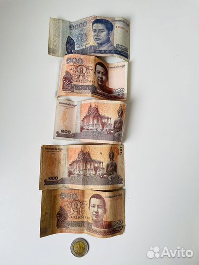 Монеты и банкноты Камбоджи (камбоджийский риель