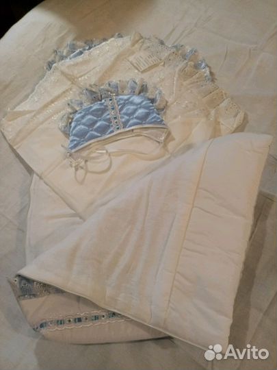 Конверт на выписку+ уголок+ чепчик дс