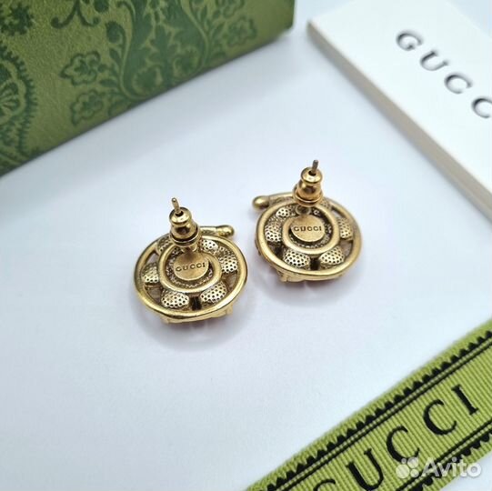 Серьги Gucci винтаж гуччи