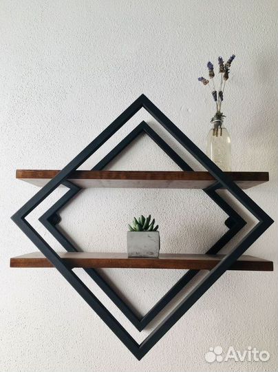 Полка настенная в стиле лофт