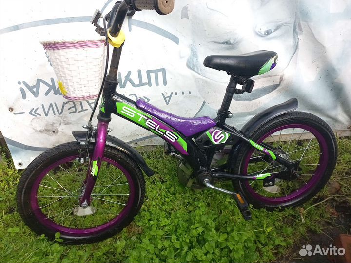 Детский велосипед stels 16