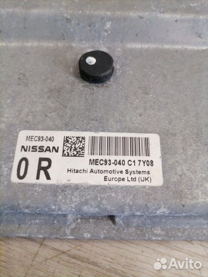 Блок управления двигателем (эбу) Nissan Note E11
