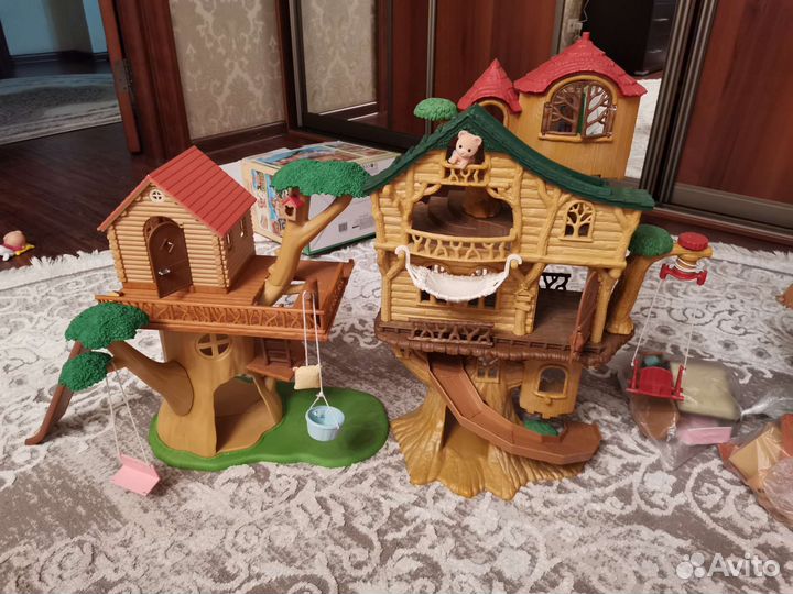 Sylvanian families домики 4 шт