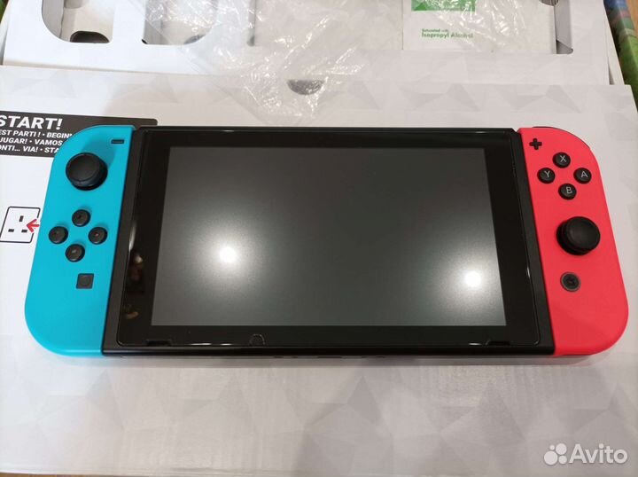 Nintendo switch rev2 с чипом прошитая