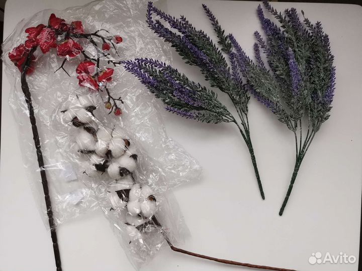 Искусственные цветы для декора