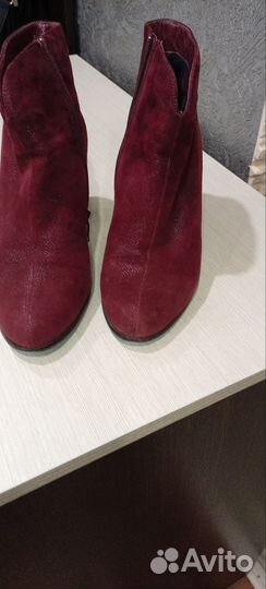 Ботильоны натуральная кожа 39