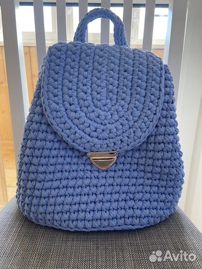 Рюкзак женский вязаный