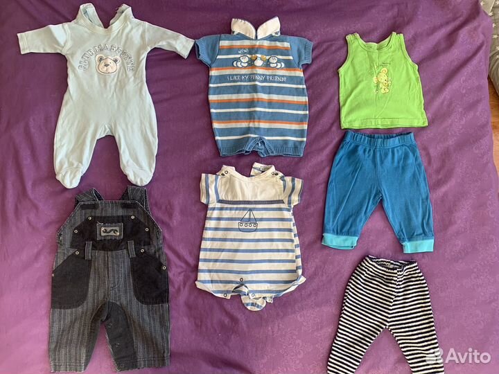 Детские вещи 3-6 и 6-9 месяцев