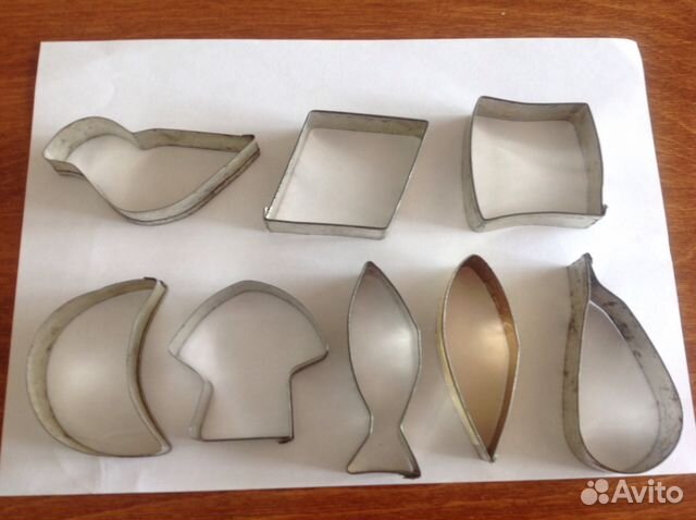 Формы для вырезки теста для печенья