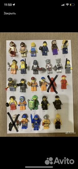 Lego mini фигурки