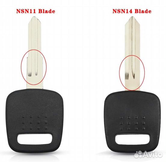 Новые корпуса ключей с лезвием Nissan