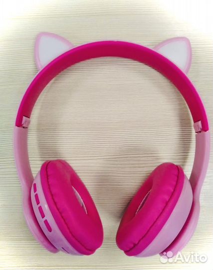 Блютуз наушники с ушками