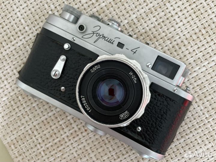 Фотоаппарат Зоркий 4. Индустар 26м