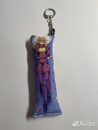 Мини дакимакура брелок джоджо аниме