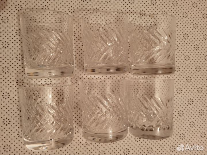 Стопки хрустальные,стеклянные СССР, (торг)