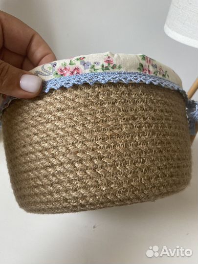 Корзина интерьерная ручной работы