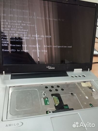 Fujitsu siemens Amilo Pa 1538