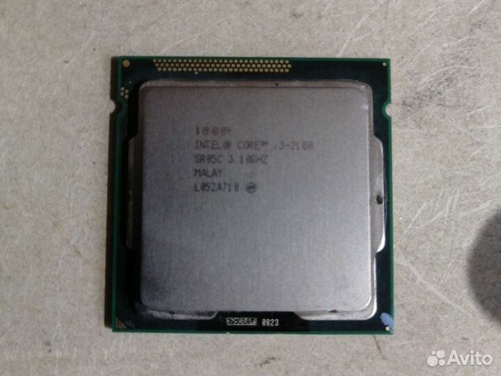 Процессоры intel core i3 2100