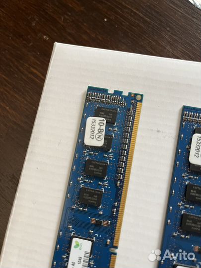 Оперативная память ddr3 1гбх2