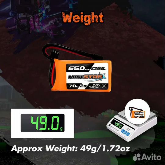 Cnhl 2 s 650 mah 70C