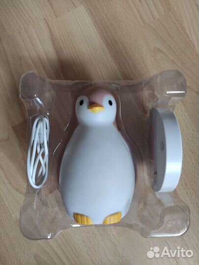 Ночник, беспроводная колонка, тренер сна, пингвине