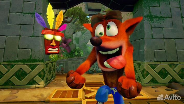 Crash Bandicoot- (3 игры) на PS4-PRO-PS5