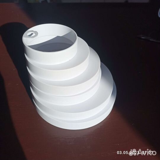 Переходник соединитель для вентиляции и вытяжки