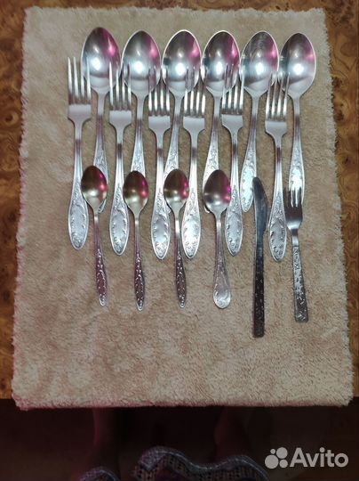Столовые приборы мельхиор СССР