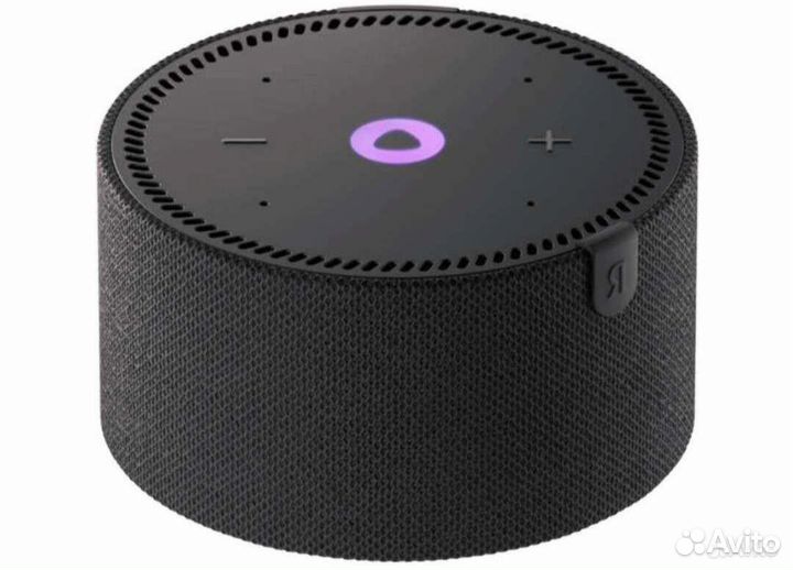 Новая Яндекс станция мини без часов, чёрная