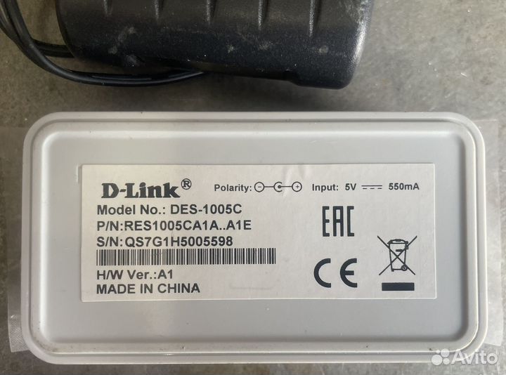 Коммутатор D-Link DES-1005C