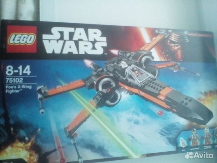 Lego Star Wars 75102 истребитель по