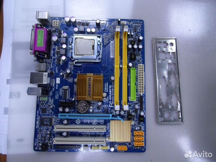 Материнская плата S775 Gigabyte GA-G31M-ES2L+ проц