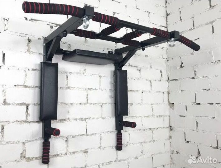 Турник, брусья, пресс 3в1 (усиленный до 300кг)