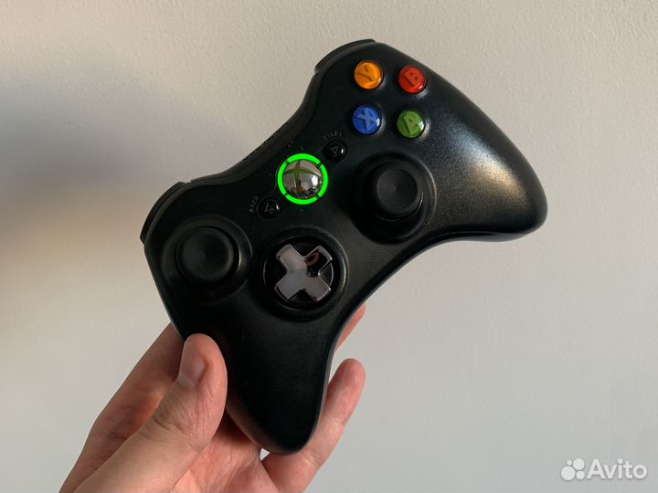 Джойстик xbox 360 оригинал с поворотной крестов