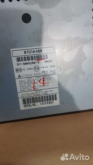 Автомагнитола на mitsubishi outlander