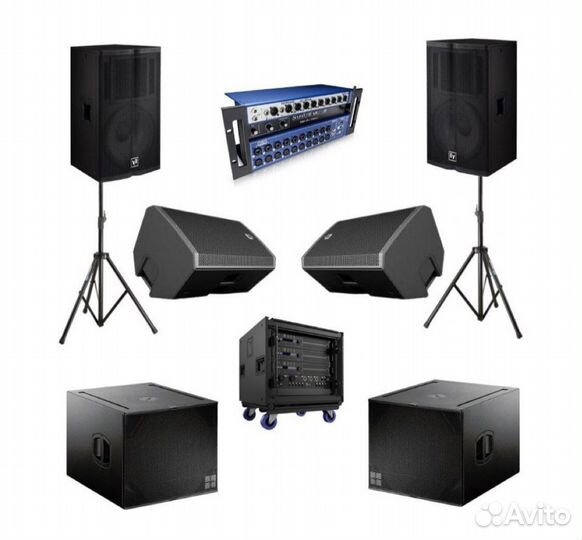 Аренда звук, свет, экран, сцен На день, месяц, год