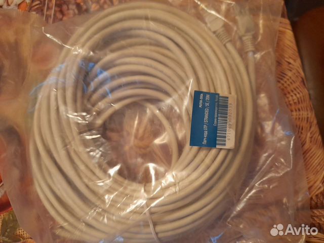 Кабель RJ 45 интернет кабель 5м, 20м