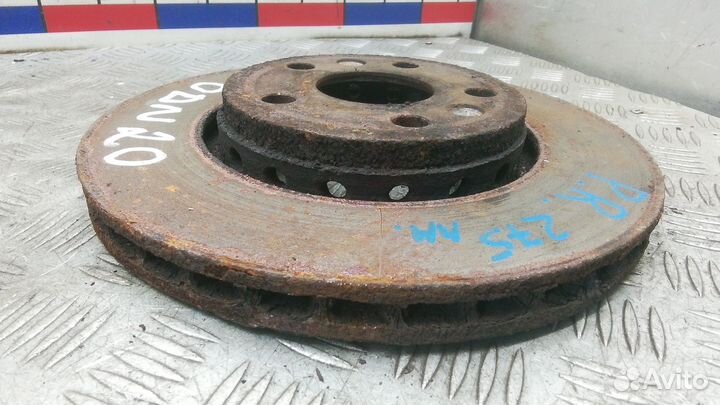 Диск тормозной передний renault kangoo 2 2005-2011