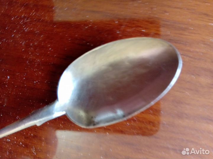 Старинная серебряная ложечка