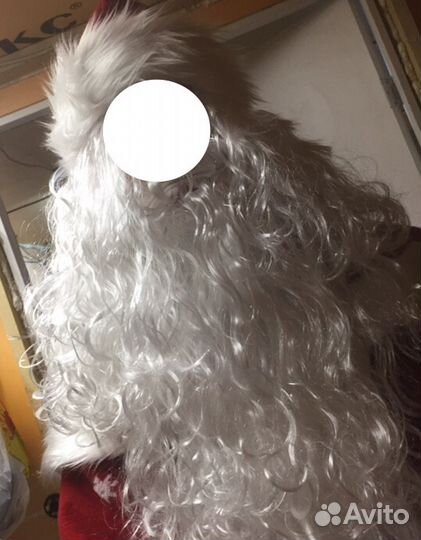 Борода, парик Деда мороза