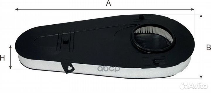 Фильтр воздушный AG876 Goodwill